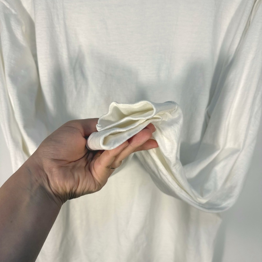 Fruit of the Loom Vancouver Canada Long Sleeve T-Shirt White Large Lofteez Tee - Picture 7 of 9